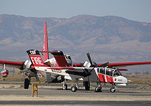 Airplane Picture - Air Attack 460 at Fox Field during the October 2007 California wildfires