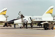 Airplane Picture: F-106A Delta Darts from 5 FIS at CFB Moose Jaw in 1982