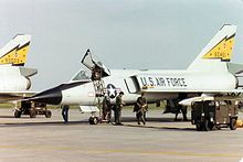 Airplane Picture: F-106A Delta Darts from 5 FIS at CFB Moose Jaw in 1982