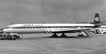 Airplane Picture - British Airtours Comet 4B at Manchester Airport, July 1970.