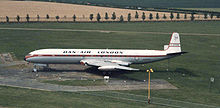 Airplane Picture - Dan-Air London Comet 4 G-APDB preserved at Duxford, July 1985