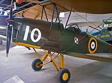 Airplane Picture - Tiger Moth II preserved at the Polish Aviation Museum