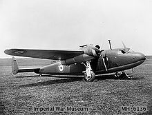 Airplane Picture - DH 95 in RAF service