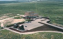 Airplane Picture - Experimental Breeder Reactor Number 1 in Idaho, the first power reactor. The reactor is in the building top right, the two structures lower left are reactors from the Aircraft Nuclear Propulsion Project