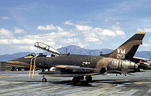 Airplane Picture - A USAF F-100F of the 352d TFS at Phu Cat Air Base, South Vietnam, 1971.