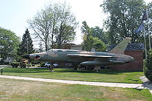 Airplane Picture - F-105G on display at American Legion Post, Blissfield, MI