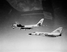 Airplane picture: A Soviet Tu-95 intercepted by a 102nd FIW F-106A in 1982