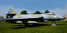 Airplane Picture - Former Patrouille Suisse Hawker Hunter F.58A J-4029, at the RCAF Museum, Trenton, Ontario, Canada, circa 2007