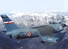 Airplane Picture - A SFR Yugoslav Air Force F-86D in flight during the 1970s.