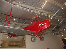 Airplane Picture - Early aerial topdressing conversion of the Tiger Moth exhibited in Te Papa Museum