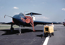 Airplane Picture - Gloster Javelin, probably a flight test aircraft, at Farnborough.