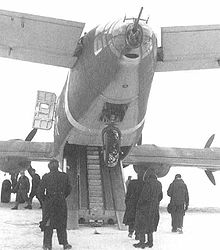 Airplane Picture - Rear view with extended Trapoklappe ramp