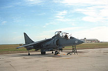 Airplane Picture - A US Marine Corps TAV-8B Harrier II.