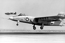 Airplane Picture - Northrop's YA-9; note the offset forward landing gear