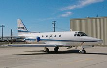 Airplane Picture - NA-265-60 Series 60 Sabreliner at NTPS, Mojave