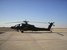 Airplane Picture - AH-64A at Forward Operating Base Speicher, Iraq in 2005