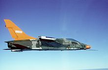 Airplane Picture - A QF-100D pilotless drone near Tyndall Air Force Base, Florida (USA), in 1986.