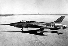 Airplane Picture - Republic YF-105A (AF Ser. No. 54-0098, the first of two prototypes)