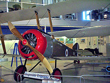 Airplane Picture - Sopwith Triplane reproduction at the Aero Space Museum of Calgary, 2005