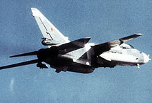 Airplane Picture - Soviet Su-24 in flight