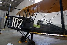 Airplane Picture - Portuguese de Havilland DH-82 Tiger Moth at the Portuguese Air Force Museum