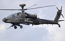 Airplane Picture - UK Army Air Corps Westland WAH-64D Apache Longbow displays at a UK airshow