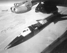 Airplane Picture - X-15 just after release.
