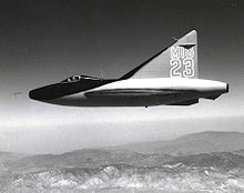 Airplane Picture - Convair XF-92A painted as a fictional MiG-23 for the movie Jet Pilot