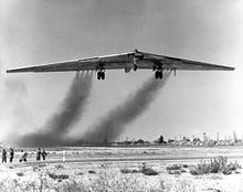 Airplane Picture - YB-49 takes to the air for the first time.