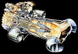 Airplane Picture - Schematic drawing of the Rolls-Royce Pegasus