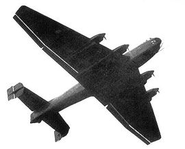 Airplane Picture - Junkers JU-89 in flight.