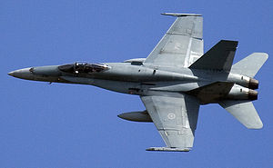 Warbird Picture - CF-18 over CFB Bagotville