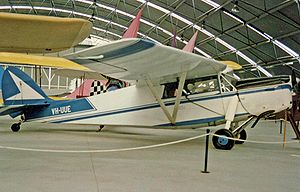 Warbird Picture - Leopard Moth exported to Australia in 1935, exhibited airworthy at the Drage Air World Museum at Wangaratta Airport Victoria in 1988