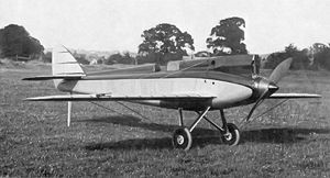 Warbird Picture - The first prototype D.H.71 Tiger Moth G-EBQU