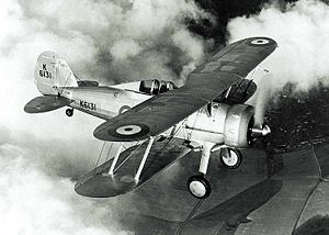 Warbird Picture - Gloster Gladiator in pre-war RAF markings