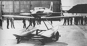 Warbird Picture - Gloster VI N249 outside Calshot hangars