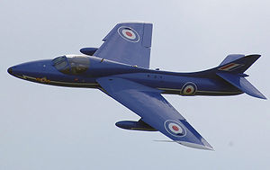 Warbird Picture - Privately-owned Hunter T.7 