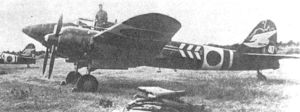 Airplane Picture - Another Kawasaki Ki-45 of the 53th Hiko Sentai, active on Home Defence, as depicted by the white band along the Hinomaru