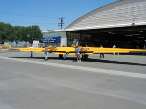 Warbird Picture - The restored N-9MB Flying Wing at the Planes of Fame Air Museum