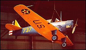 Warbird Picture - NA-64 Yale standing in for a BT-14 at the National Museum of the United States Air Force, Dayton, Ohio