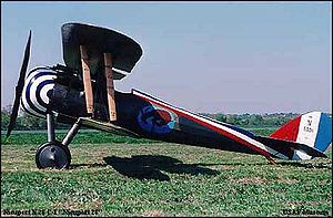 Airplane Picture - Reproduction of the Nieuport 28 at the National Museum of the United States Air Force