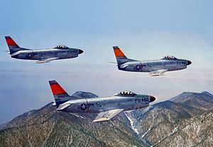 Warbird Picture - Early USAF F-86D-1-NA fighters