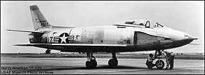 Warbird Picture - The first YF-93A with NACA inlets