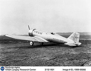 Warbird Picture - Northrop Alpha - NASA Photo