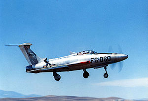 Warbird Picture - XF-84H 51-17060 in flight