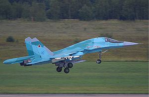 Warbird Picture - Su-34 taking off