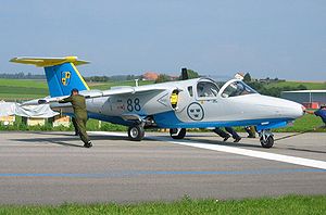 Warbird Picture - Swedish Air Force Saab 105 in Payerne, 2004