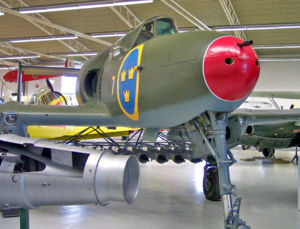 Warbird Picture - Saab 21R in Linkxping museum