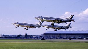Warbird Picture - Scimitars at Farnborough 1962
