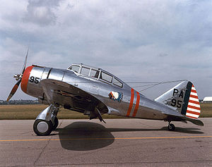 Warbird Picture - P-35 (36-0404) marked as P-35A at the National Museum of the USAF